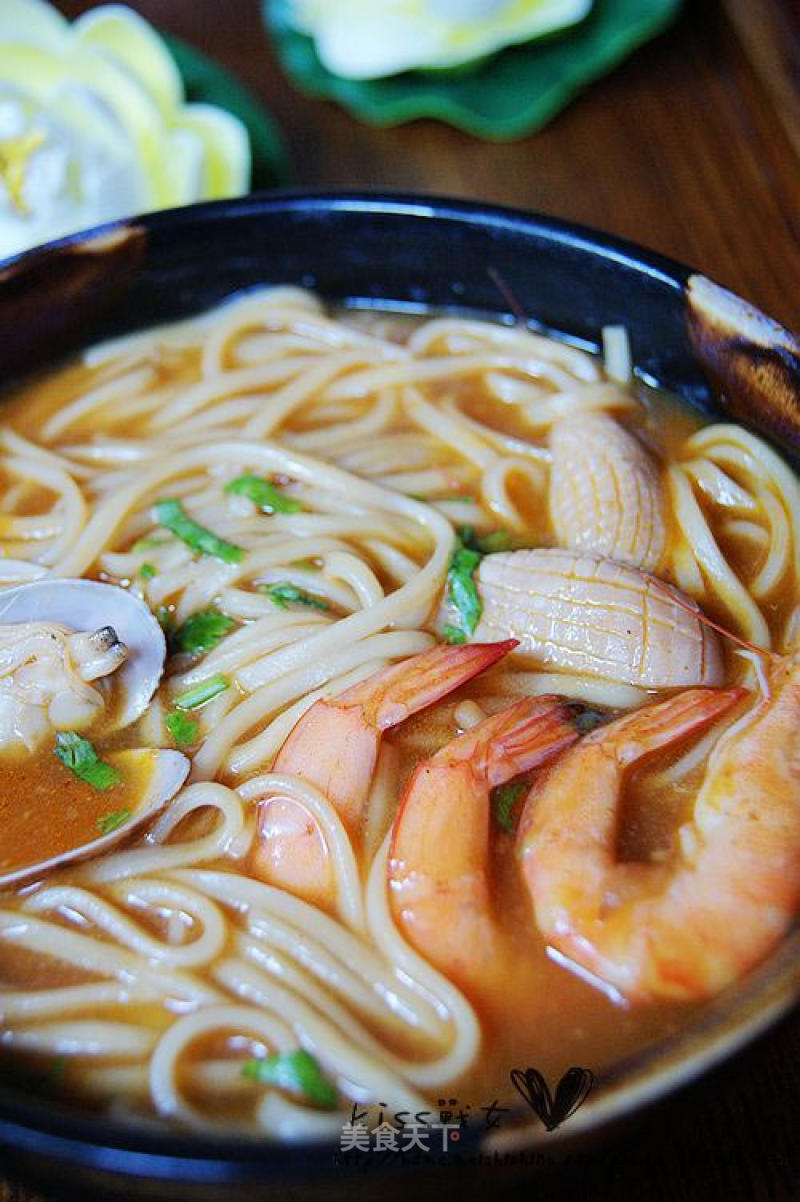 Thai Seafood Noodle recipe