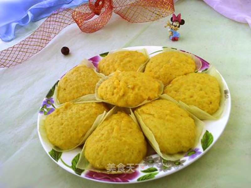 Steamed Yellow Corn Bun recipe