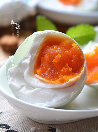 Homemade Salted Duck Eggs recipe