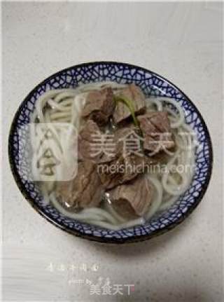 Beef Noodles in Clear Soup recipe