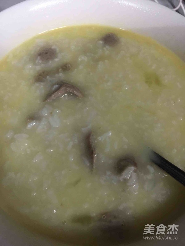 Nest Egg Beef Ball Porridge recipe