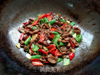 Stir-fried Pork with Double Peppers recipe