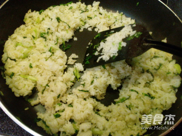 Fried Rice with Lettuce recipe