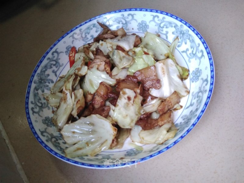 Pork Belly Shredded Cabbage recipe