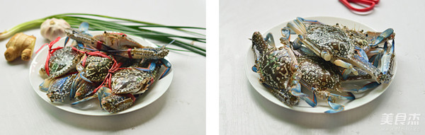 Fried Crab with Green Onion and Ginger recipe