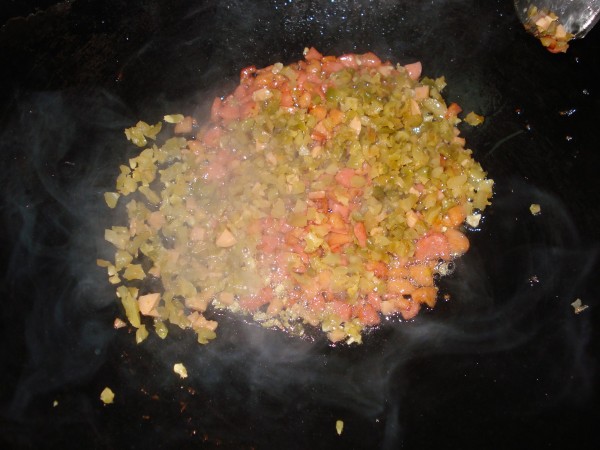 Curry Ham Sausage Fried Rice recipe