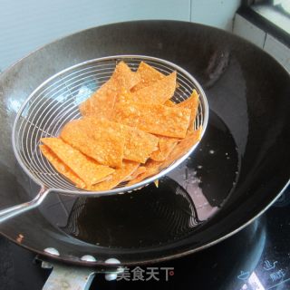 Fried Dried Sweet Potato Chips recipe