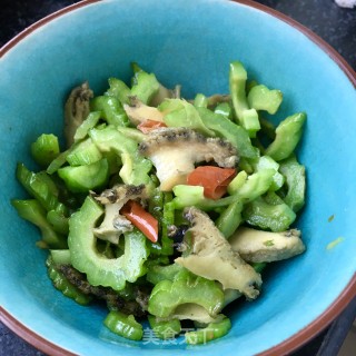Stir-fried Abalone with Bitter Gourd recipe