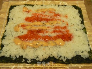 Spicy Squid Sushi and Cute Rice Balls recipe