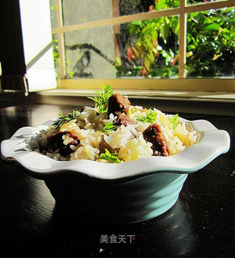 Lamb Claypot Rice recipe