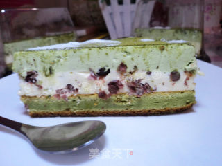 Matcha Honey Bean Mousse~ recipe