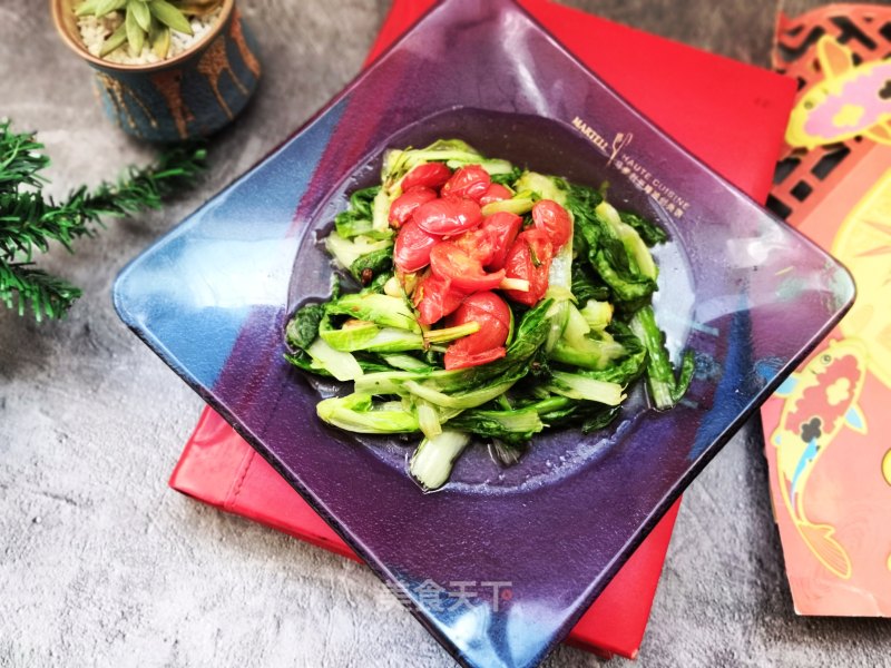 Hangzhou Cabbage Mixed with Cherry Tomatoes recipe
