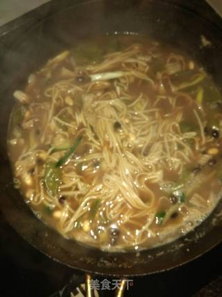 Fried Rice Bean Noodle Soup recipe