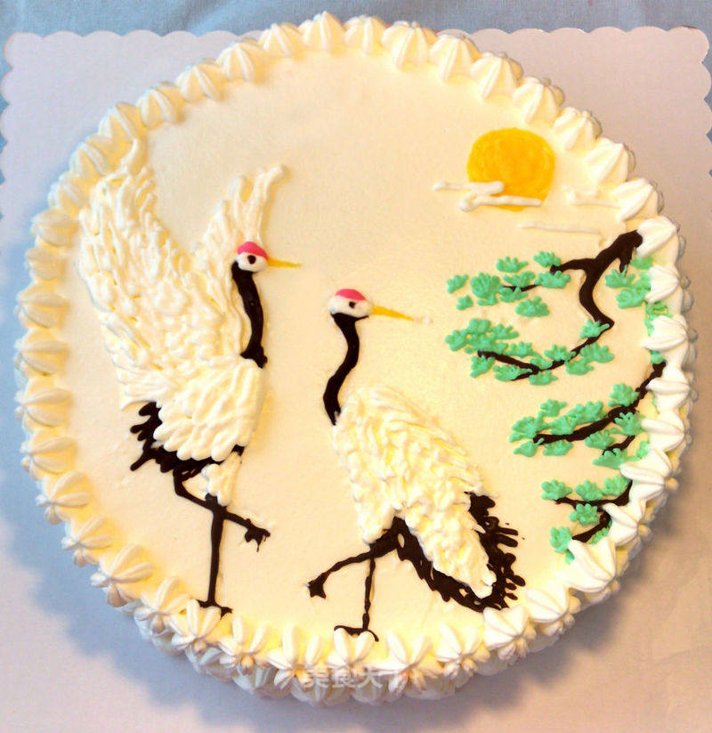 #aca烤明星大赛# Songhe Yannian Birthday Cake recipe