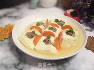 Steamed Tofu with Minced Meat recipe