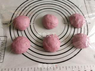 Purple Sweet Potato Coconut Meal Bun recipe