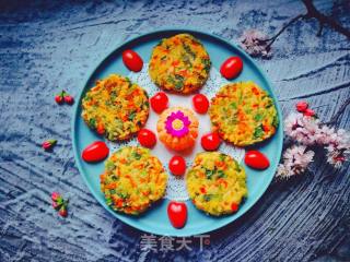 Spring Wild Vegetables: Pan-fried Rice Crackers recipe