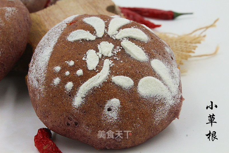 Milk Black Rice Noodle Cranberry Bun recipe