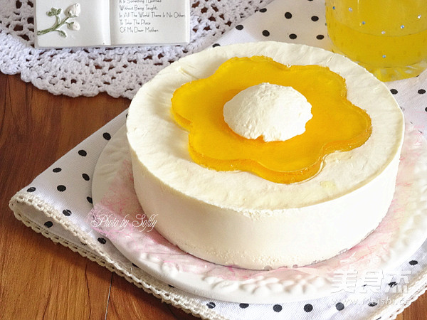 Flower Coconut Fragrant Mango Mousse Cake (6-inch Free Baking) recipe