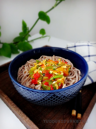 Marinated Noodles with Tomato and Egg recipe