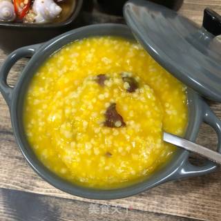 Pumpkin Red Date Millet Congee recipe