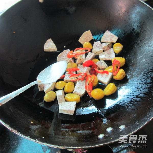 Taro Roasted Chestnuts recipe