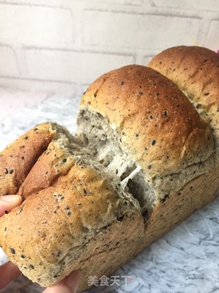 #四节baking Contest Cum是爱吃节#black Sesame Toast recipe