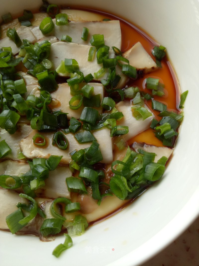 Steamed Egg with Matsutake recipe