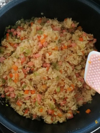 Braised Rice with Ham recipe