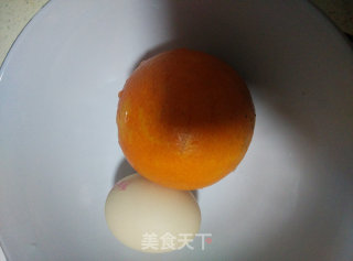 Orange Steamed Egg recipe