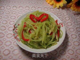 Simmered Lettuce Shreds recipe