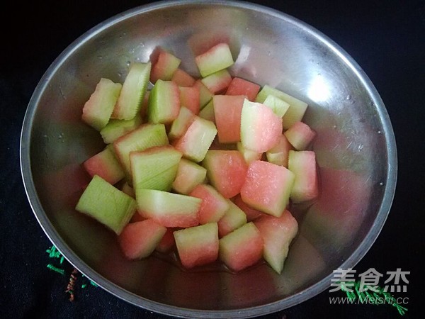 Cold Watermelon Peel recipe