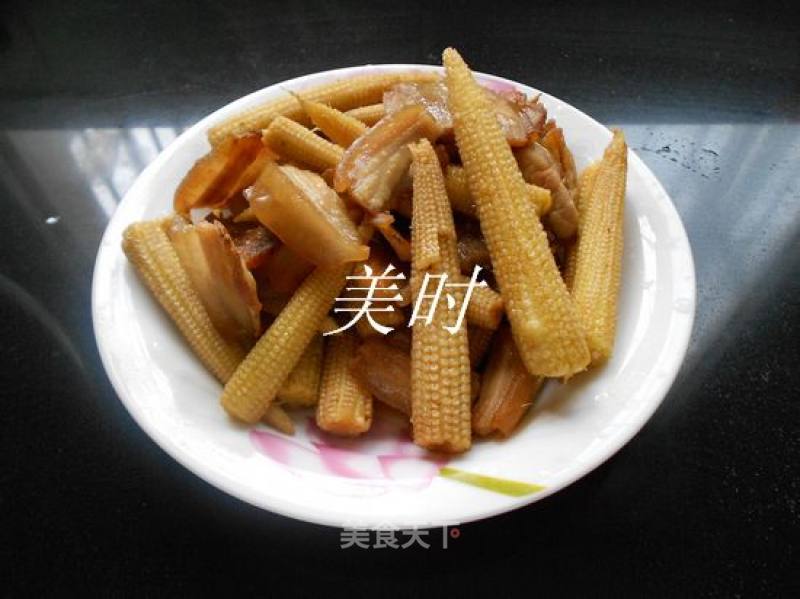 Stir-fried Corn Tips recipe