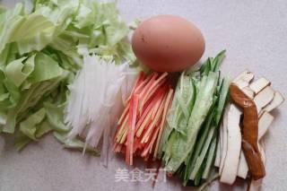 Bibimbap with Chinese Sausage recipe