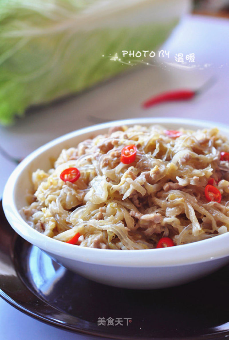 Fried Pork with Sauerkraut Vermicelli recipe