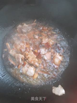 Fried Pork with Pleurotus Eryngii recipe