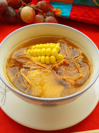 Cordyceps Flower Corn Chicken Soup recipe