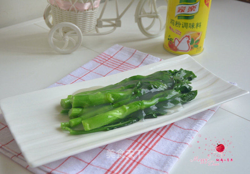 Boiled Chinese Kale recipe