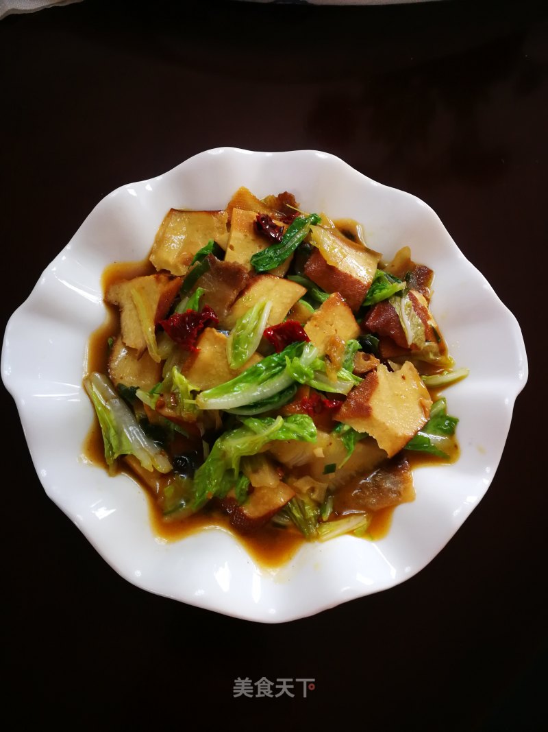 Stir-fried Tofu with Cabbage recipe