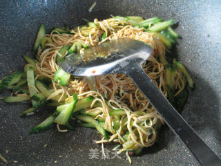 Cucumber Fried Dried Shreds recipe