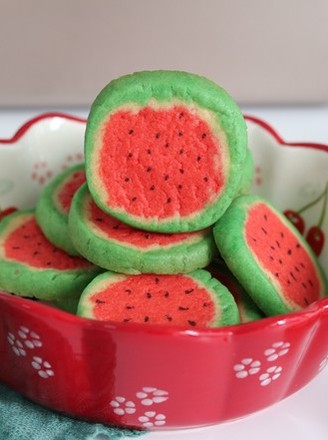 Watermelon Cookies recipe