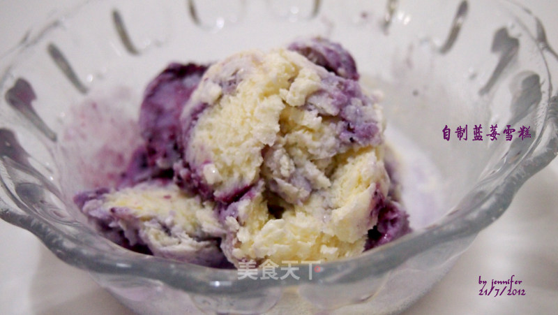 Blueberry Ice Cream