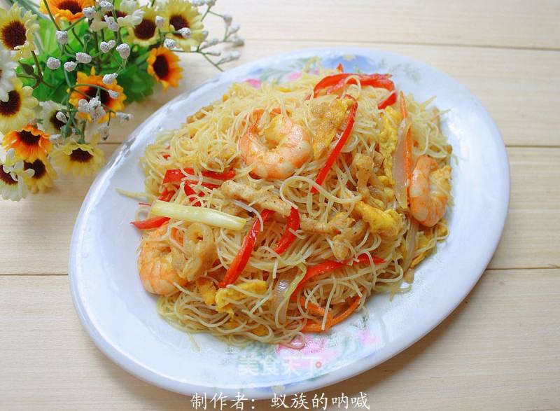 Sin Chew Fried Rice Noodles recipe