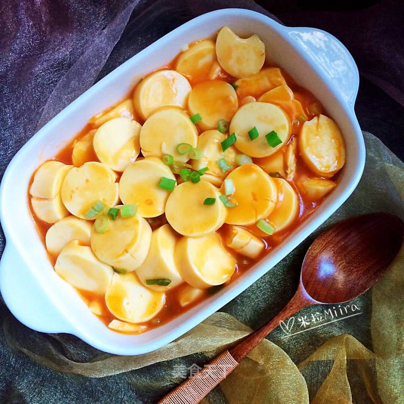 Japanese Tofu with Tomato Sauce recipe
