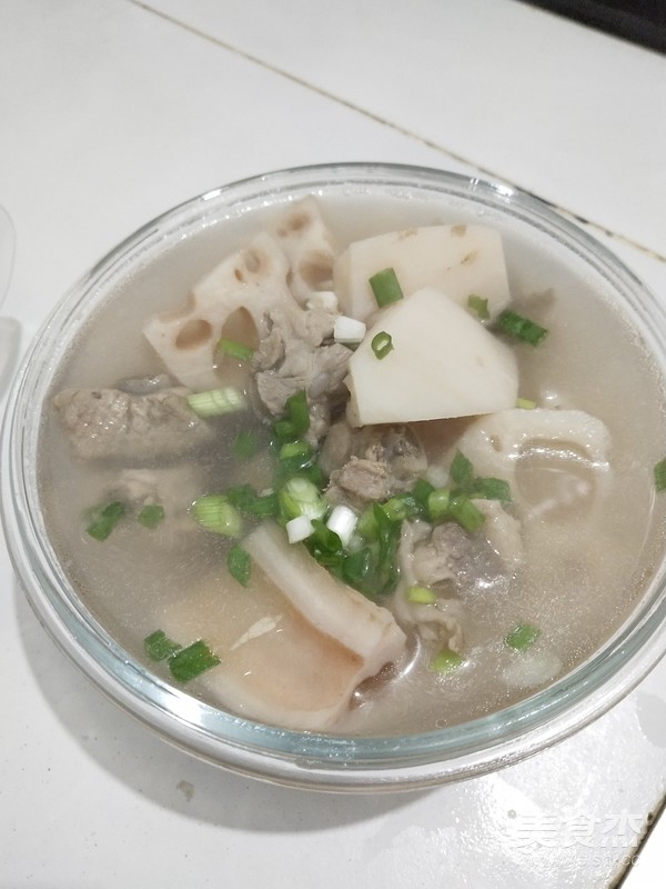 Pork Ribs and Lotus Root Soup recipe