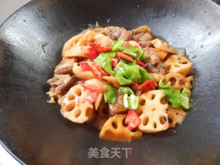 Roasted Duck with Lotus Root recipe