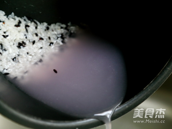 Black Rice and Purple Potato Porridge recipe