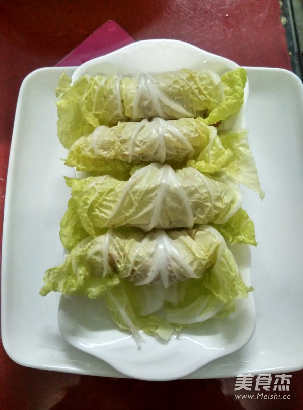 Steamed Dumplings with Vegetable Leaf recipe