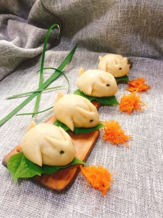 Little White Rabbit Sweet Buns recipe