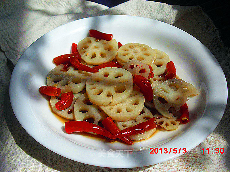 Pickled Lotus Root Slices recipe